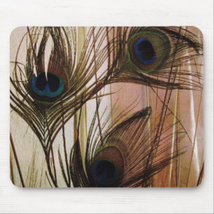 Pfau-Federn Mousepad