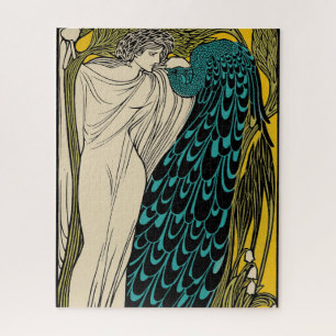 Pfau Fine Art Vogel Nouveau