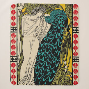 Pfau Fine Art Vogel Nouveau Sherpadecke
