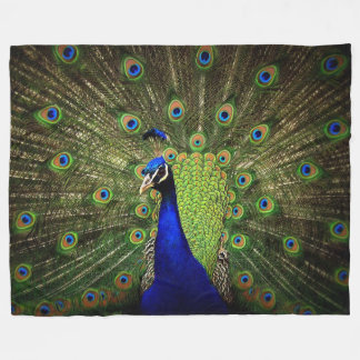 Pfau-Fleece-Decke Fleecedecke