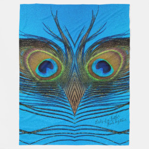 Pfau Fleecedecke