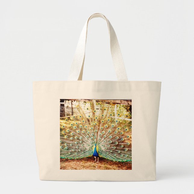Pfau, große Tasche (Vorne)