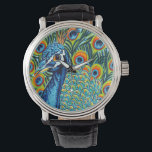 Pfau I Armbanduhr<br><div class="desc">Tiere</div>