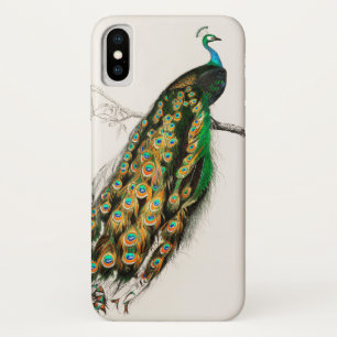 Pfau Illustration Vintage Kunstdruckerei Case-Mate iPhone Hülle