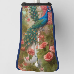 Pfau im Gartenpark Apricot Rose Golf Headcover