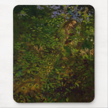 Pfau im Wald (von Abbott Henderson Thayer)