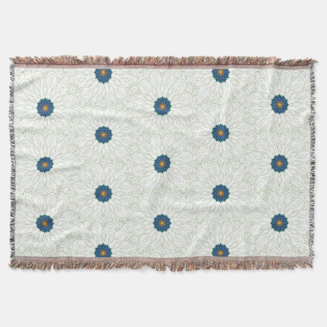 Pfau Inspiration Decke (Vorderseite)