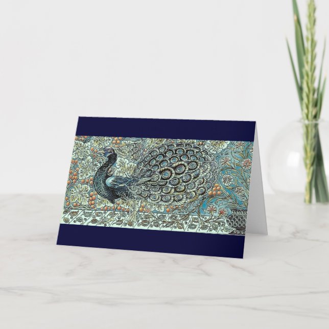 Pfau Karte (Vorderseite)