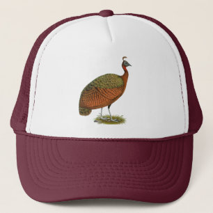 Pfau: Kongo Peahen Truckerkappe