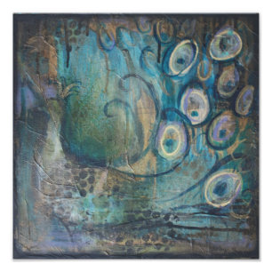 Pfau-Kunst-Druck Fotodruck