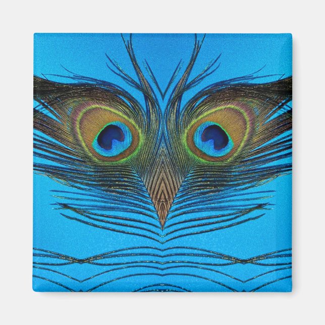 Pfau Magnet (Vorne)