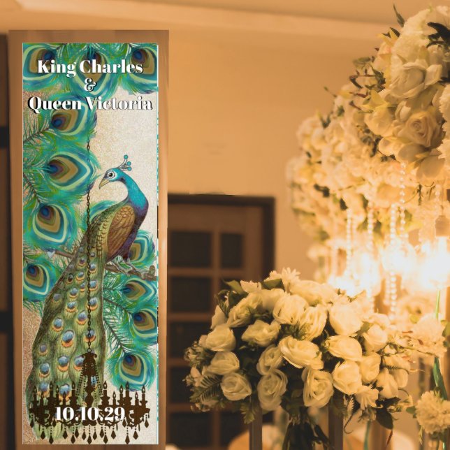 Pfau Mittelalterliche Renaissance-Hochzeit Poster (Von Creator hochgeladen)