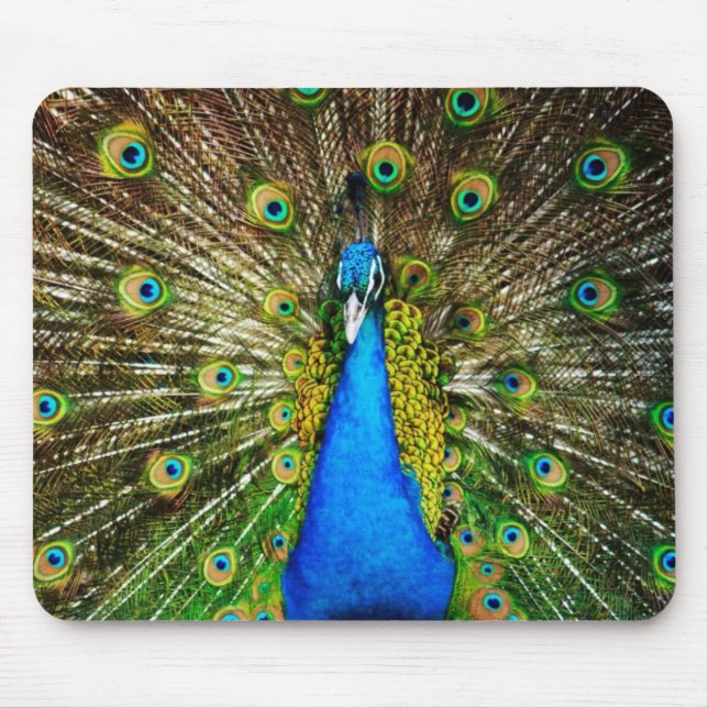 Pfau Mousepad (Vorne)