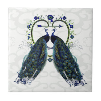 PFAU Pfau Liebe personalisiert Fliese