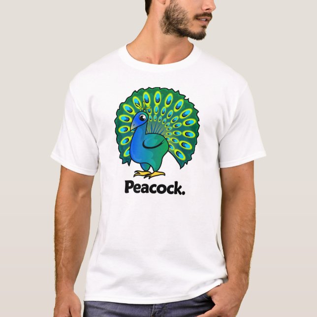 Pfau-Pfau T-Shirt (Vorderseite)