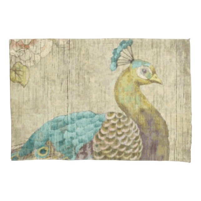 Pfau — Pillowcase Kissenbezug (Vorderseite)