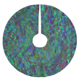 Pfau Polyester Weihnachtsbaumdecke