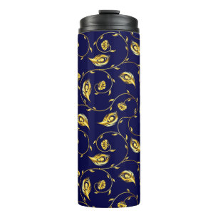 Pfau-Sari-Muster Thermosbecher