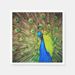 Pfau Serviette