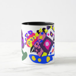 Pfau Spaß cool Tasse