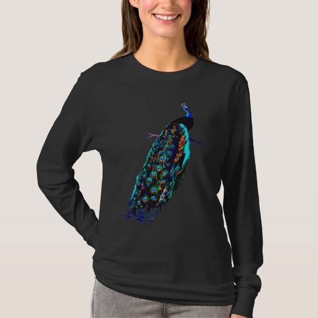 Pfau T-Shirt (Vorderseite)