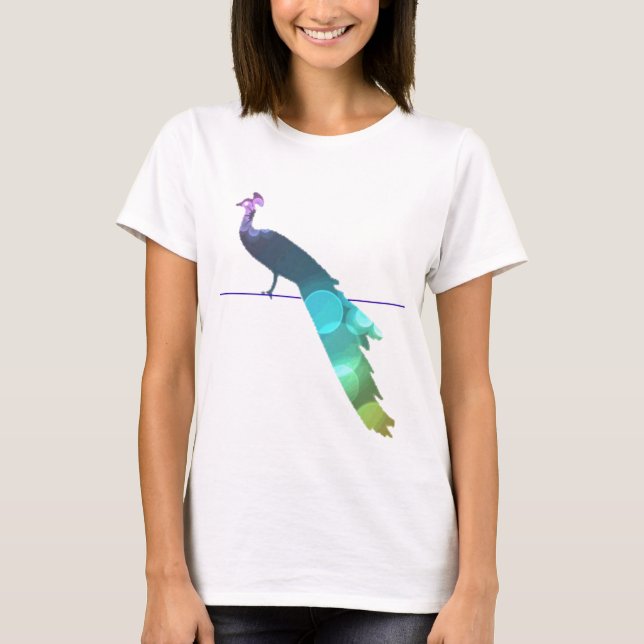 Pfau T-Shirt (Vorderseite)