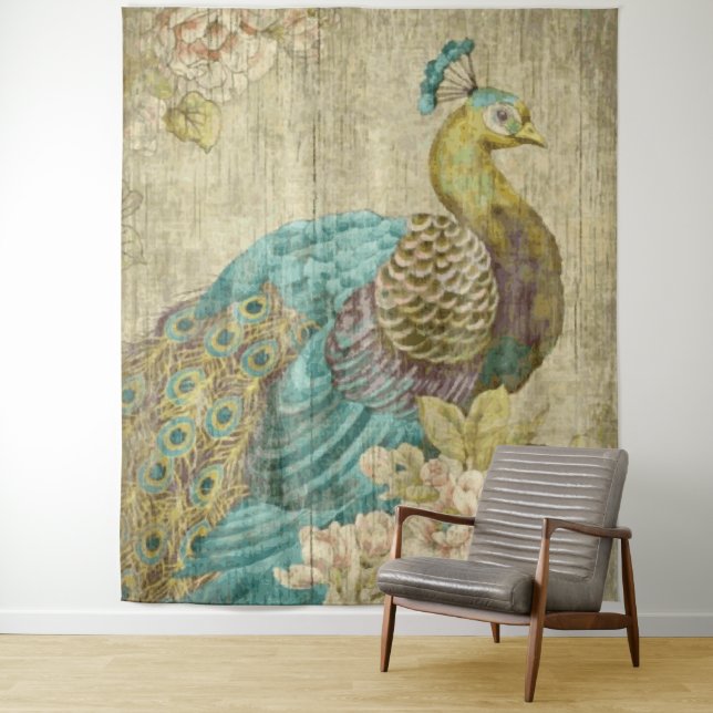 Pfau - Tapestry Wandteppich (Beispiel)