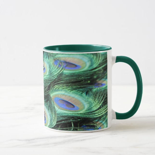 Pfau-Tasse 1 Tasse (Rechts)