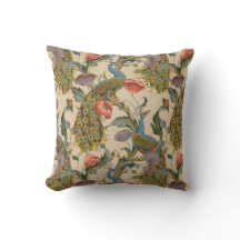 Pfau und Blume