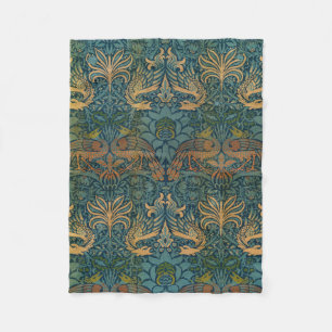 Pfau und Drache, 1878 von William Morris Fleecedecke