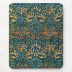 Pfau und Drache, 1878 von William Morris Mousepad