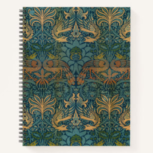 Pfau und Drache, 1878 von William Morris Notizbuch