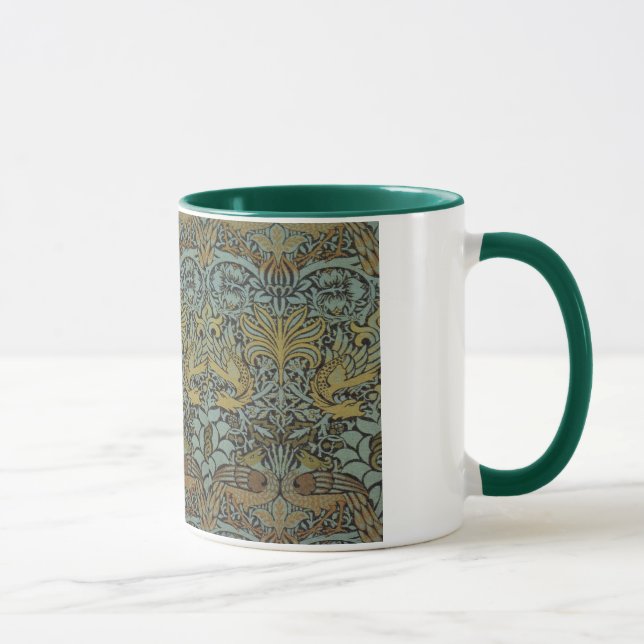 Pfau und Drache von William Morris Tasse (Rechts)