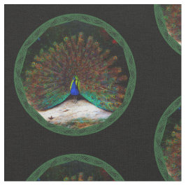 Pfau und Pfauenschmetterling Stoff