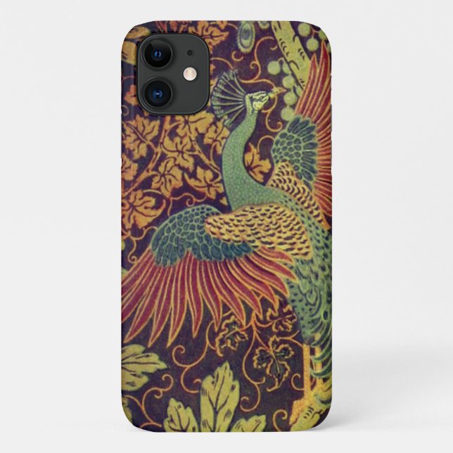 Pfau und Viktorianischer Kakhahn Case-Mate iPhone Hülle (Rückseite)