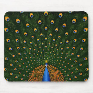 Pfau-Verbreitung Mousepad