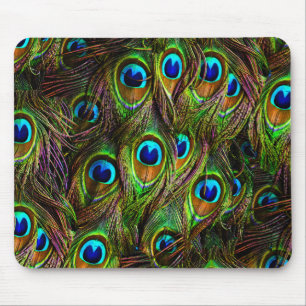Pfau versieht Invasion mit Federn Mousepad