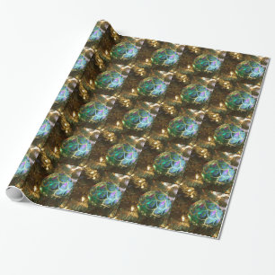 Pfau-Weihnachten Geschenkpapier