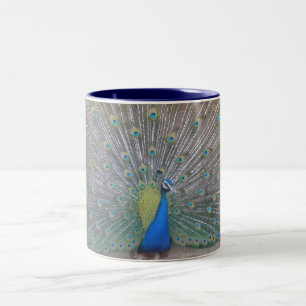 Pfau Zweifarbige Tasse