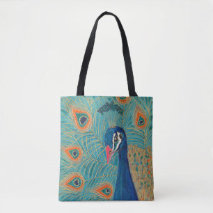 Pfaudruck-Taschentasche Tasche