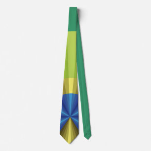 Pfauen-Illusion Herren-Schlips Krawatte
