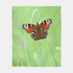 Pfauenauge Schmetterling Fleecedecke