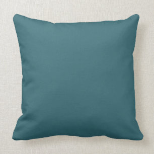 Pfauenblau (dunkles Aquamarines oder tiefes Aqua), Kissen