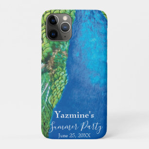 Pfauenblau Grüne Feder Textur Sommer Stimmung Case-Mate iPhone Hülle
