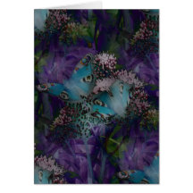 Pfauenfalter in Lila von KABFA Designs