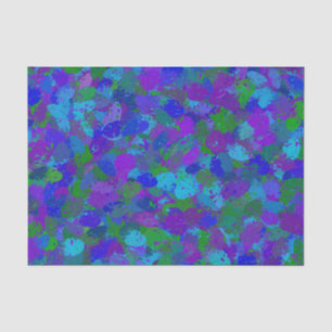 Pfauenfarbe Seidenpapier