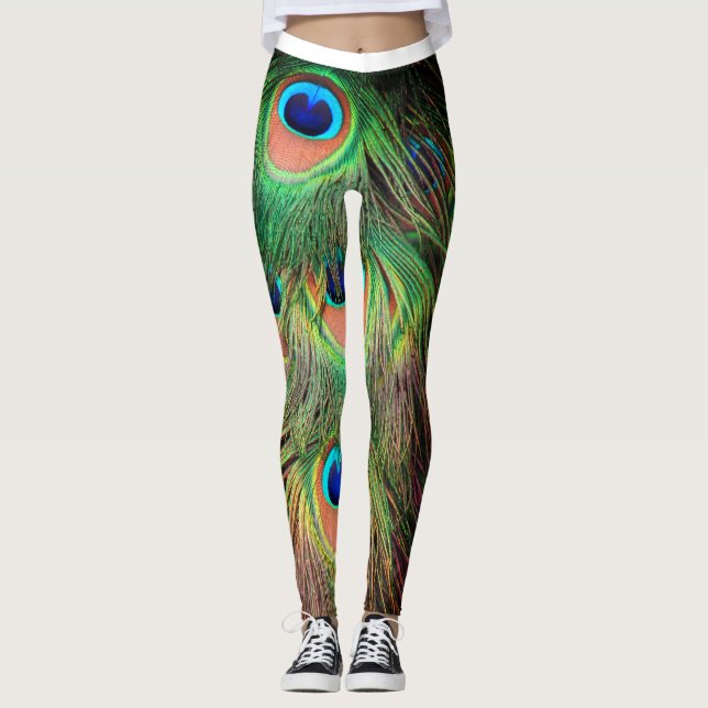 Pfauenfeathers 3 leggings (Vorderseite)