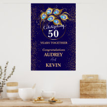 Pfauenfeathers 50. Hochzeitstag