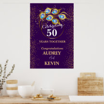 Pfauenfeathers 50. Hochzeitstag