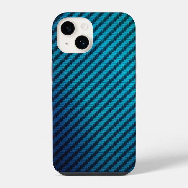 Pfauenfeder iPhone 14 Hülle (Rückseite)